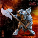 Realms of Mayhem Minotaurs with Two Handed Axe miniatura 4