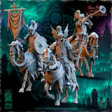 Undying Legions Grave Knights Command Group miniatura 1