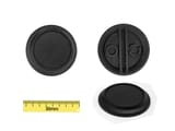 Peanas de Plástico - Redondas Biseladas 30mm miniatura 1